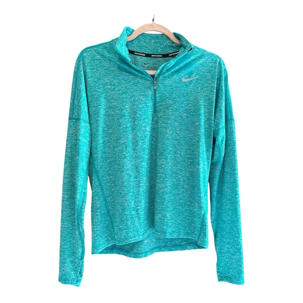 Nike Women's‎ Teal Quarter-Zip Sweatshirt
